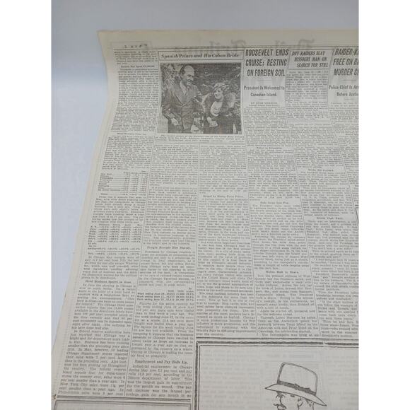 1933 Chicago Tribune Boxing Primo Carnera Wins Title French Fix Gold Navy Policy - Picture 14 of 14